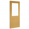 Deanta Internal Oak Ely 1 Half Light Doors [Etched Glass] - view 2