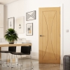 Deanta Internal Prefinished Oak Sorrento Doors - view 3