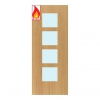 Glazing Option 09 For Deanta Flush Panel Doors - view 2