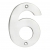 Eurospec Cast Polished Stainless Steel Face Fixing 100mm Numerals - view 7