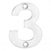 Eurospec Cast Polished Stainless Steel Face Fixing 50mm Numerals - view 4