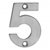 Eurospec Cast Satin Stainless Steel Face Fixing 50mm Numerals - view 6