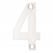 Zoo Polished Stainless Steel Face Fixing 50mm Numerals - view 5