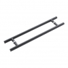 JMB220B : 400 x 19mm : Matt Black : Jedo Nero Guardsman Back To Back Pull Handles - view 1