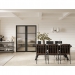 LPD Internal Prefinished Black Sutton Doors [Reeded Glass] - view 2