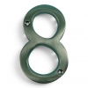 Traditional Satin Nickel 100mm Numerals - view 9
