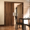 Deanta Internal Walnut Flush Panel FD30 Pre-Finished Fire Doors - view 3