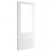Deanta Internal White Primed Sandringham Doors [Clear Bevelled Glass] - view 2