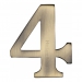 Heritage Brass C1568 Antique Brass Self Adhesive 51mm Numerals - view 5