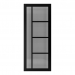 Deanta Internal Prefinished Black Brixton Doors [Tinted Glass] - view 2