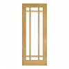Deanta Internal Oak Kerry Doors [Clear Bevelled Glass] - view 1