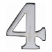 Heritage Brass C1568 Polished Chrome Self Adhesive 51mm Numerals - view 5