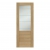 XL Joinery Internal Oak Palermo Essential Pre-Finished 2XG Doors [Etched Glass] - view 1