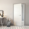 Deanta Internal White Primed Pamplona Doors - view 3