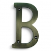 Traditional Antique Brass 100mm Numerals - view 11